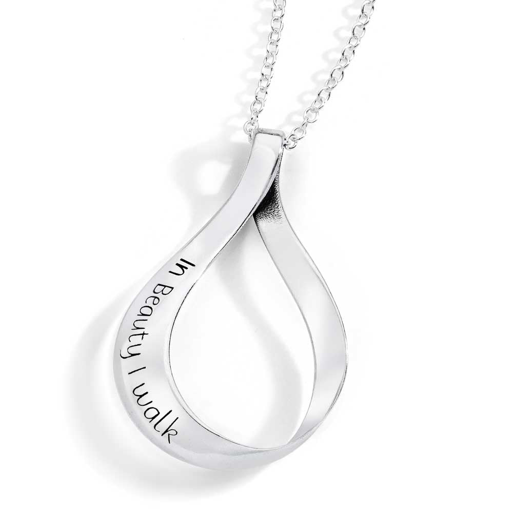 Inspirational Silver Necklace Laurel Elliott dvb NY Laurel Elliott