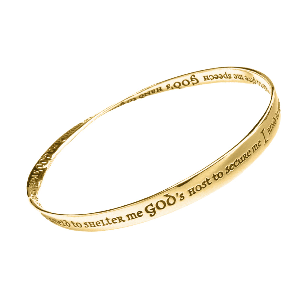 God's Power to Guide Me - St. Patrick's Prayer 14K Gold