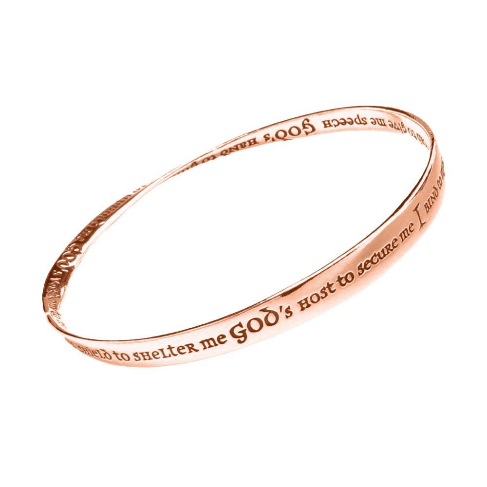 God's Power to Guide Me - St. Patrick's Prayer 14K Gold