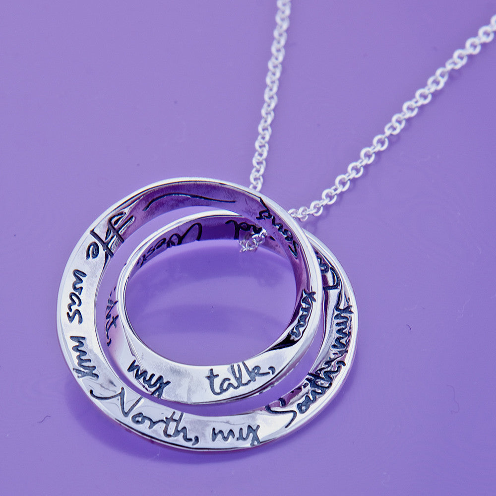 Stop All The Clocks Sterling Silver Necklace