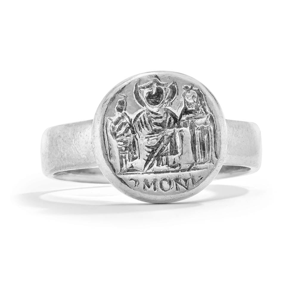 Harmony Marriage Ring - Sterling Silver